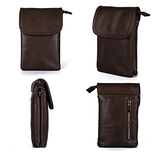 Befen Mocha Brown Wristlet Crossbody Clutch Purse With Coffee Cell Phone Crossbody Bags For Women thumb #6