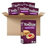 Toasteds Crackers, Party Snacks, Rosemary & Olive Oil, 3lb (6 Boxes)