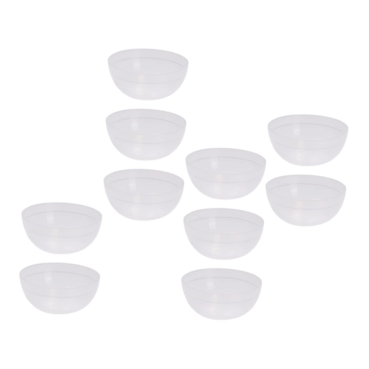 30pcs Pvc Modulating Facial Mask Bowl Beauty Mask Mixing Bowl for Home Use Salon