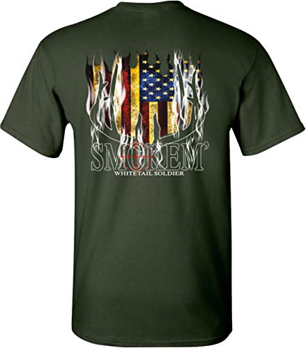 Smokem' Whitetail Soldier Deer Hunting T