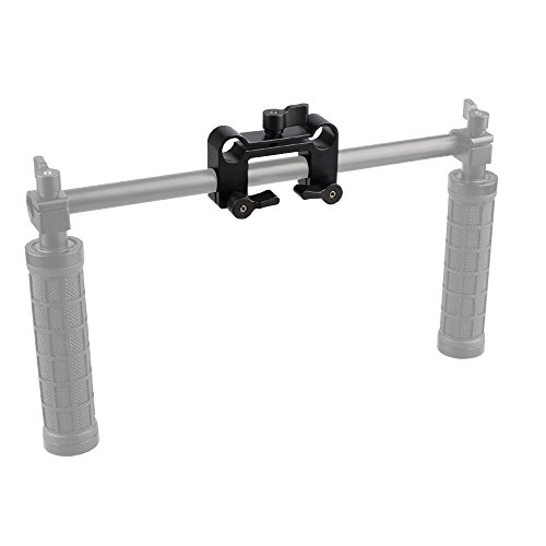 Image of CAMVATE 15mm Rod Offset Railblock 90 Degree DSLR Support Set - 0945