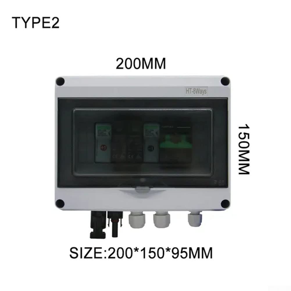 Solare PV Combiner Box, 550V 1 In1 Out 1 String Solare PV Combiner Box Protezione Impermeabile IP65 per RV
