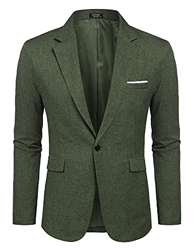 COOFANDY Eleganter Herren Blazer Freizeit Business Jacke Leichter Sakko...