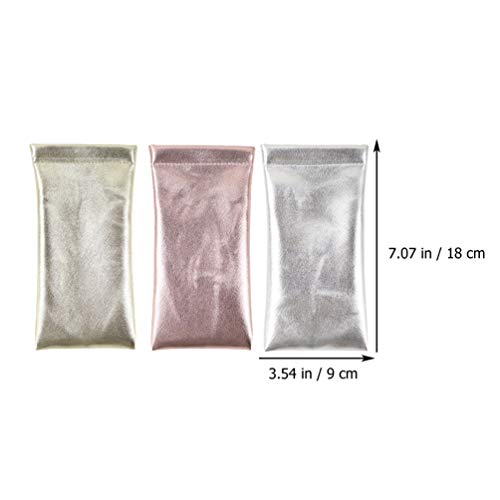 EXCEART 6Pcs Portátil À Prova D' Água Bolsa de Óculos Caso Óculos De Sol Óculos Bolsa Organizador