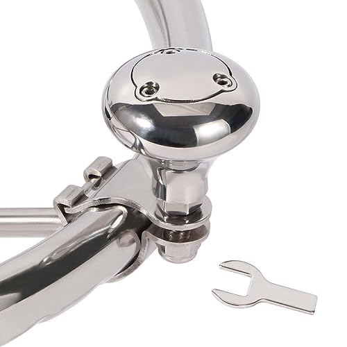 FUTURUP AISI 316 Stainless Steel Boat Steering Wheel Knob, Steering Wheel Maneuvering Knob