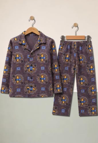 Image of 3BROS Kid's Pure Cotton Full Sleeves Night Suit /Dress for Boys /Girls Full Pajama & Top Sleep Suit Combo Set