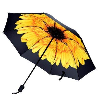 genericBlack Umbrella Umbrella Umbrella UV Umbrella Small Fresh Three Folding Umbrella Custom Wholesale Purchase