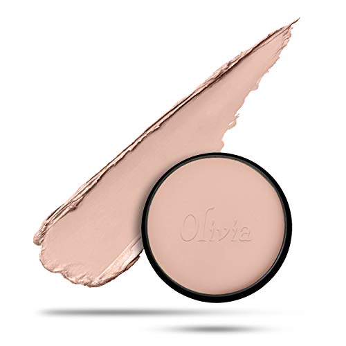 Image of Olivia Pan Cake 100% Waterproof 25g x 2 | Full Coverage Makeup Base | Smudge-Proof & Sweat-Resistant | Long-Lasting Velvety Finish | Hides Blemishes | For All Skin Types | Pack of 2 | Fresh Peach - 23