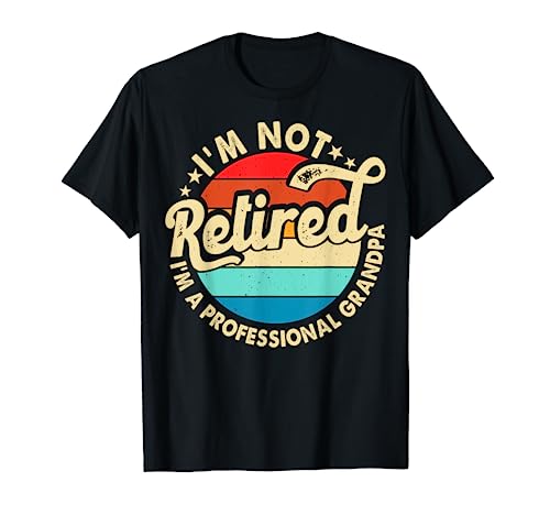 Funny retirement retro vintage sunset gifts for retired Maglietta