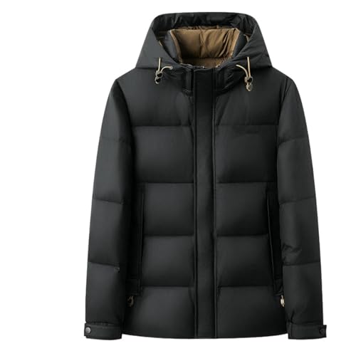 Manteau d'hiver homme chaud épais à capuche contre le froid de canard