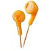 JVC HAF160D Gumy Ear Bud Headphone Orange