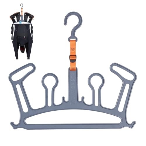 c-monsta Wetsuit Hanger is a Quick Drying Heavy Duty Hanger for Wetsuit, Gloves and Boots (V2 Grey)