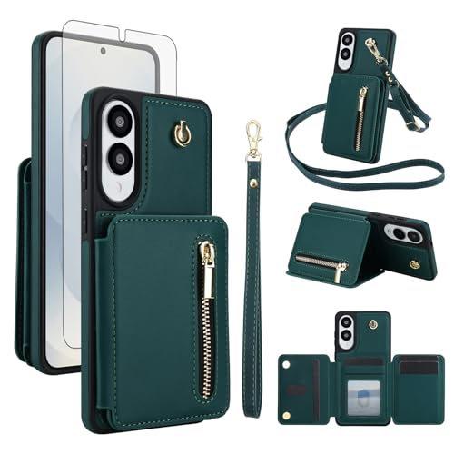 Coque Samsung S25 Edge anti-rayures avec étui portefeuille sécurisé