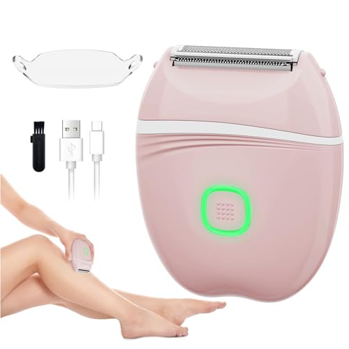 XYOUWEI Women Electric Shaver, Rechargeable Wet and Dry Use Electric Razor for Women, Body Hair Trimmer for Bikini Underarm Leg Arm Body Face Private Area