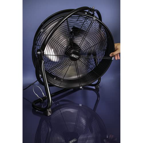 Miniatura 5 de Sealey Hvf20s - Ventilador Tipo Industrial Con Tambor Orbital De Alta Velocidad 50 Cm, 230 V