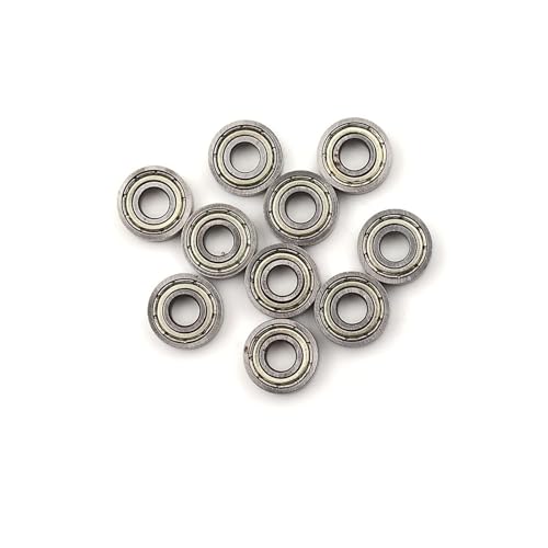 Rodamientos 695ZZ 5x13x4 mm pack de 10 piezas miniatura en color blanco 4