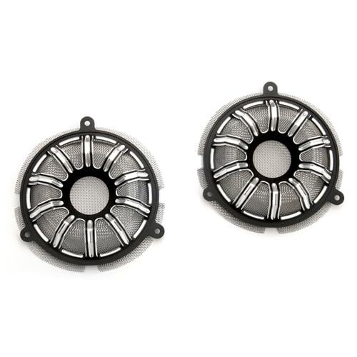 Gauge Forged Billet Speaker Grills for Harley Touring FLHT FLHX, 2014-2019, Street Electra Glide FL