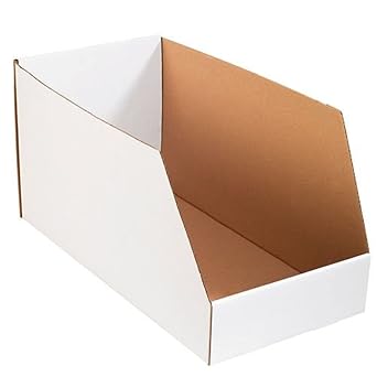 BOX USA BBINJ82412 Jumbo Open Top Bin Boxes, 8