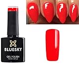 Bluesky Gel Polish RED BRIGHT RED CARROT QXG726 Nail UV LED Soak Off 10ml (Requires Drying under UV/LED Soak Off)