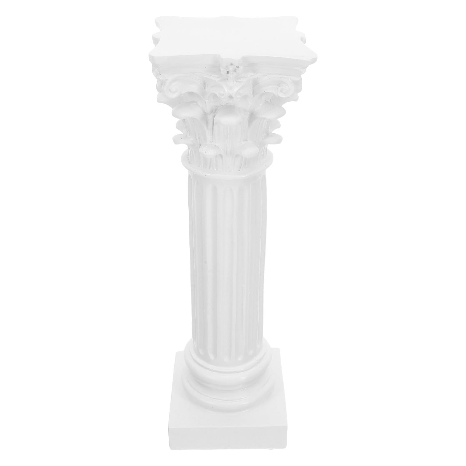 Gadpiparty Weiße Römische Säule aus Kunstharz mit Klassischer Eleganz Vielseitig Einsetzbar als Hochzeitssäulendekoration und Fotorequisite für Stilvolle Feierlichkeiten