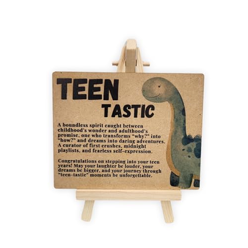 tinydabba Wooden Teen Gift Plaque with Easel by tinydabba