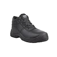 Titan Safety Footwear Argon S3 SRC Chukka Work Boots, Men Womens Steel Toe Cap Boots, Work & Utility Footwear, Water Resistant, Lightweight, Anti-Slip, Construction, Black Safety Boots