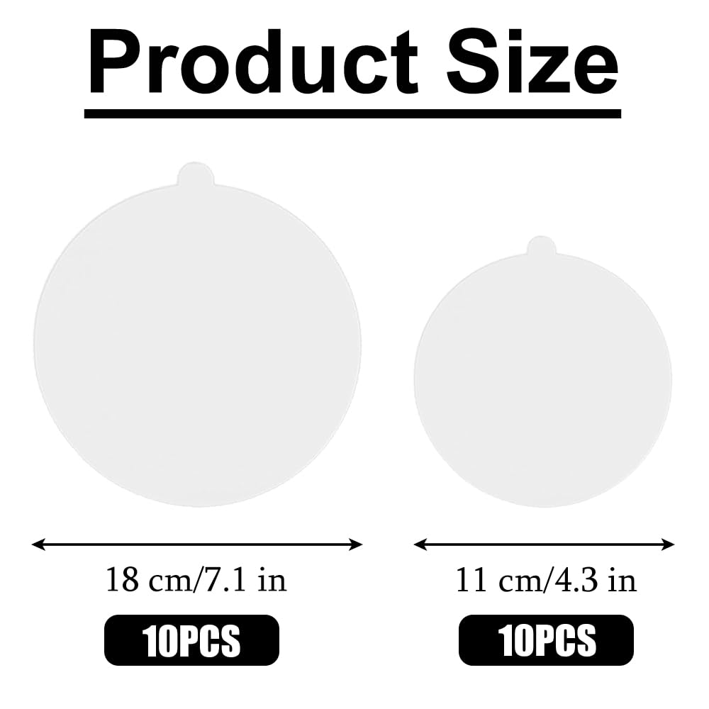 20 PCS Flea Trap Sticky Round Flea Trap Disc Odorless Flea Killer Sticky Disposable Fly Killer Paper for Flea Bed Bug Moths Mosquito - Image 2