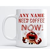 EKAM Personalised Mug, Printed with Your Text, Customised Gift for Wife & Husband, Him or Her Gif...