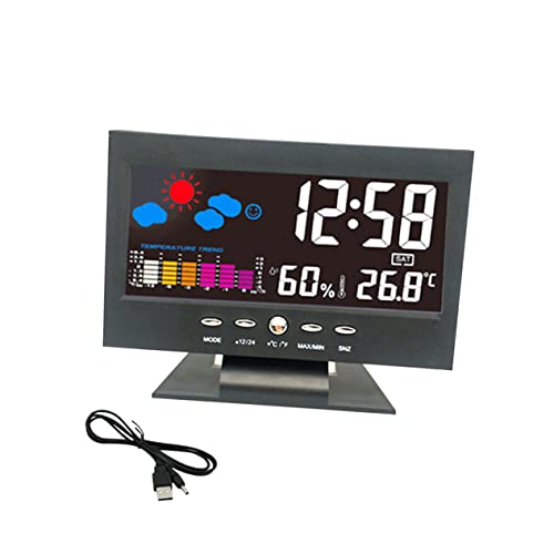 WOFASHPURET �V�[�V�[���ʃf�W�^�����v �i�v�J�����_�[�t�� ���\�� �V�C�\��@�\ �É��f�U�C�� �f�X�N�g�b�v�N���b�N ���d�� �� �u���b�N