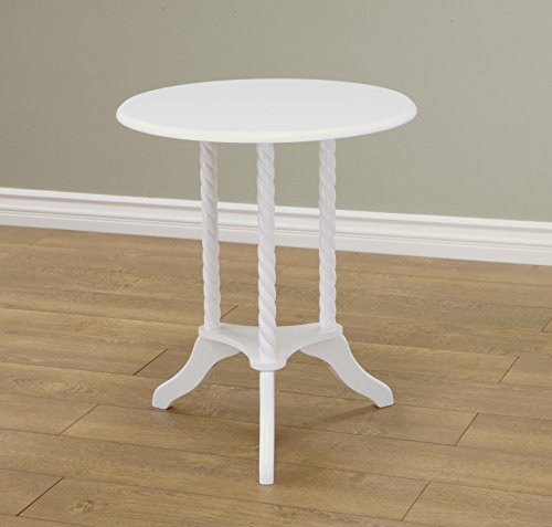 Frenchi Furniture Table, White, 18.91 in x 18.91 in x 22.97 in - Image 5