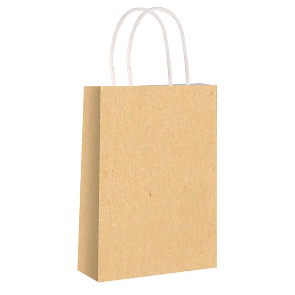 That's Crackers! Kraft | 6 Pack | Paper Party Bags with Paper Handles | Recyclable | 21x14x7cm