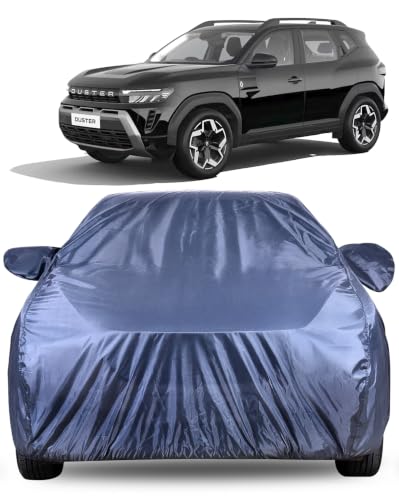 Image of Autofact Car Cover for Duster 2026 | Water-Resistant Car Body Cover | All Weather Light-Weight Triple-Stitched Outdoor Shield with UV Protection, Dustproof & Heat-Resistant