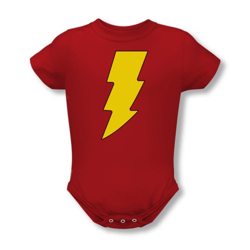 Image of Shazam Logo Unisex Baby Romper Snap Suit
