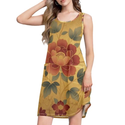 Robe d'été décontractée pour femme fluide et légère du S au 3XL