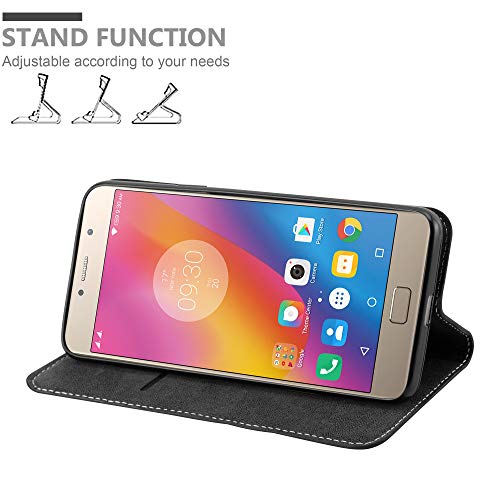 Cadorabo Custodia Libro per Lenovo P2 in NERO