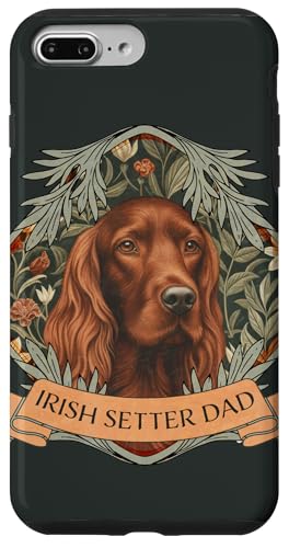 Irish Setter Dad �G���K���g �r���e�[�W�X�^�C�� �X�}�z�P�[�X iPhone 7 Plus/8 Plus �p