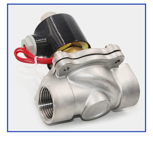 Électrovanne électrique en acier inoxydable 1/4 DN08 AC110V électrovanne eau air - 6