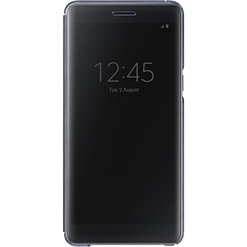 Genuine Official Samsung Clear View Flip Cover Case for Samsung Galaxy Note 7 - Black (EF-ZN930CBEGWW)