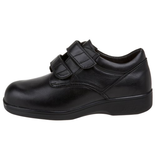 Apex Women's Conform Double Strap Sneaker, Black, 9.5 Wide Us #TOP6