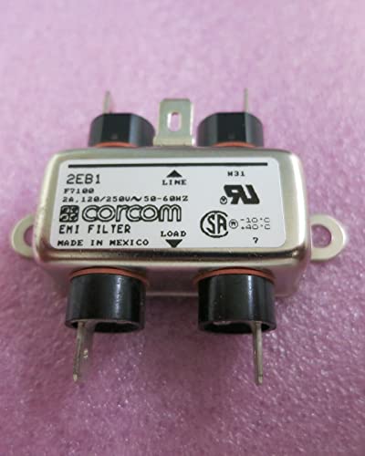 1 PC CORCOM EMI Filter, 2EB1, F7100, 2A,120/250V~50-60HZ