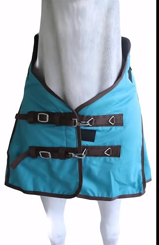 Image of 1200D Horse Turnout Blanket Waterproof, Breathable, Heavy-Weight Winter Blanket with 300g Fill, Ripstop Outer Shell