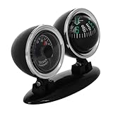 NOLITOY Zweifach Präziser Autokompass Kugel mit Dashboard Halterung Vielseitig für Auto und Boot...