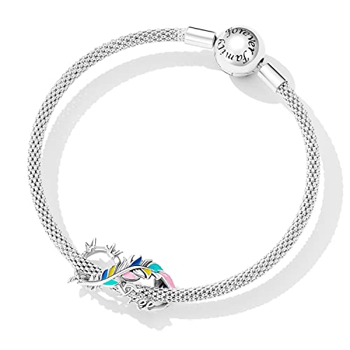 Charm de plata 925 infinito libre de níquel que no se oscurece compatible con Pandora 7