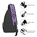 GTEVUTS Purple Haunt Mansion Crossbody Bags Sling Bag for for Women Men, Cute Fashion Chest Bag Casual Small Shoulder Bags Travel Hiking Cycling Gym Sport Lightweight Daypack Adult Backpack