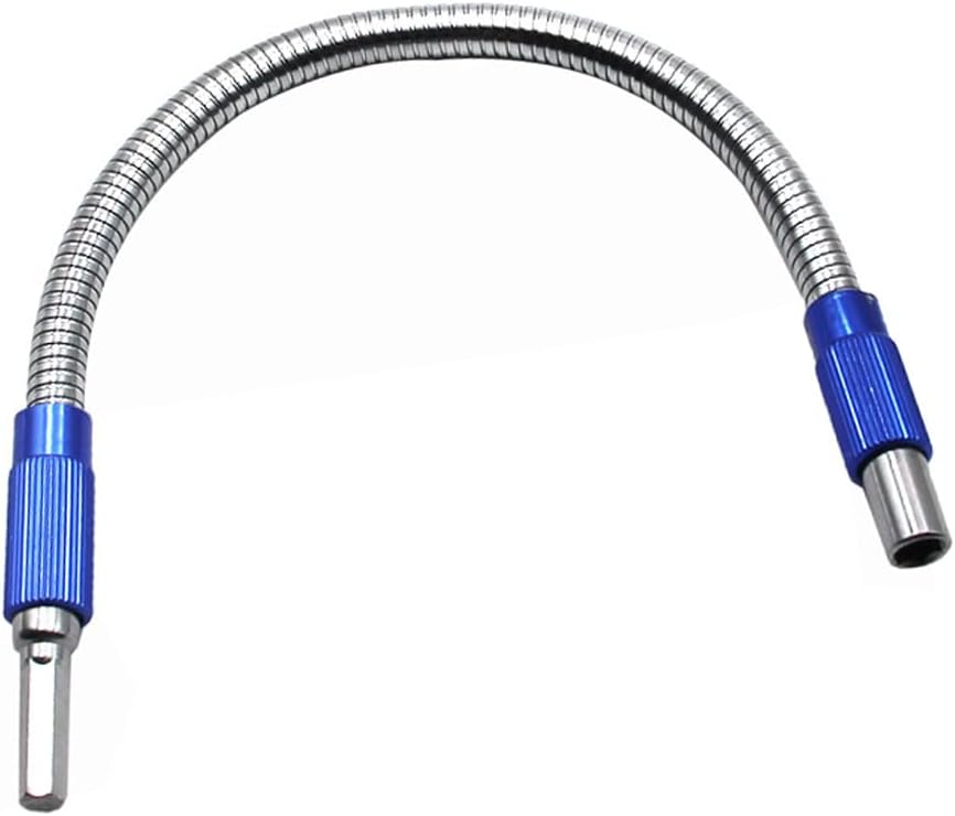 300mm Blue Colorful Hexagonal Handle Multitools – Universal Flexible Shaft Rotary Screwdriver with Extension Rod for Versatile Home & Repair Use