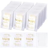 60 Pcs Wedding Tissues Packs for Guests Happy Tears Tissue Packs for Wedding 3 Ply Bulk Facial Pocket Travel Individual Favors for Party Guests Gifts