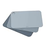 Joseph Joseph Pop Chopping Mats&comma; Set of 3&comma; Sky&comma; Blue