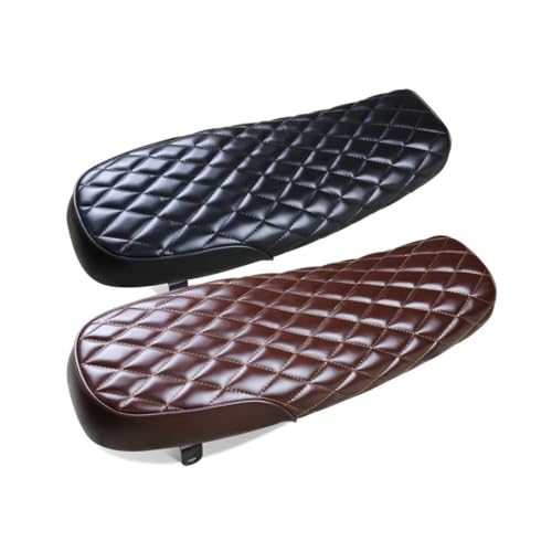 Selle de moto universelle haut de gamme à finitions de suture en grille Mash 640 mm