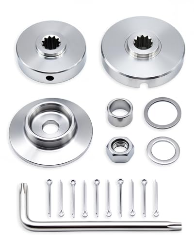 Stainless Steel Brush Cutter Trimmer Head Conversion Kit for SRM Series Straight-Shaft Trimmers - Blade Kit Hardware Fits Models SRM-225, SRM-225i, SRM-266, SRM-280, SRM-280S, SRM-280T, SRM-2620