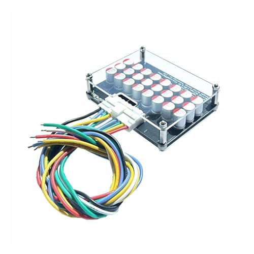 Ecualizador de Baterías Activo para Litio Lipo, NCM, LFP y LTO — Equilibrador Energético Bidireccional 3S-4S, 5A, con Cable de Silicona y Condensador (6-8S, 12-16S, 17-21S, 3-4S, 4-6S, 9-14S) miniatura 2